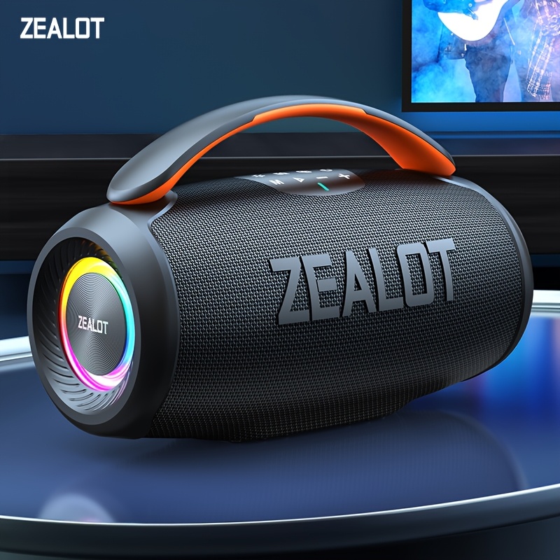 Wireless portable speaker with dual woofers and long battery life