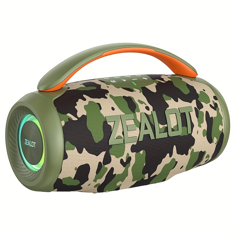 Wireless portable speaker with dual woofers and long battery life