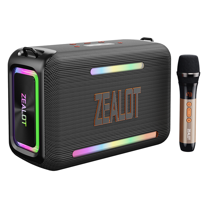 S95M 120W Portable Bluetooth Speaker, Bass Party Boombox lPX6 Waterproof LargeSpeaker, With 1-2 Micrephene