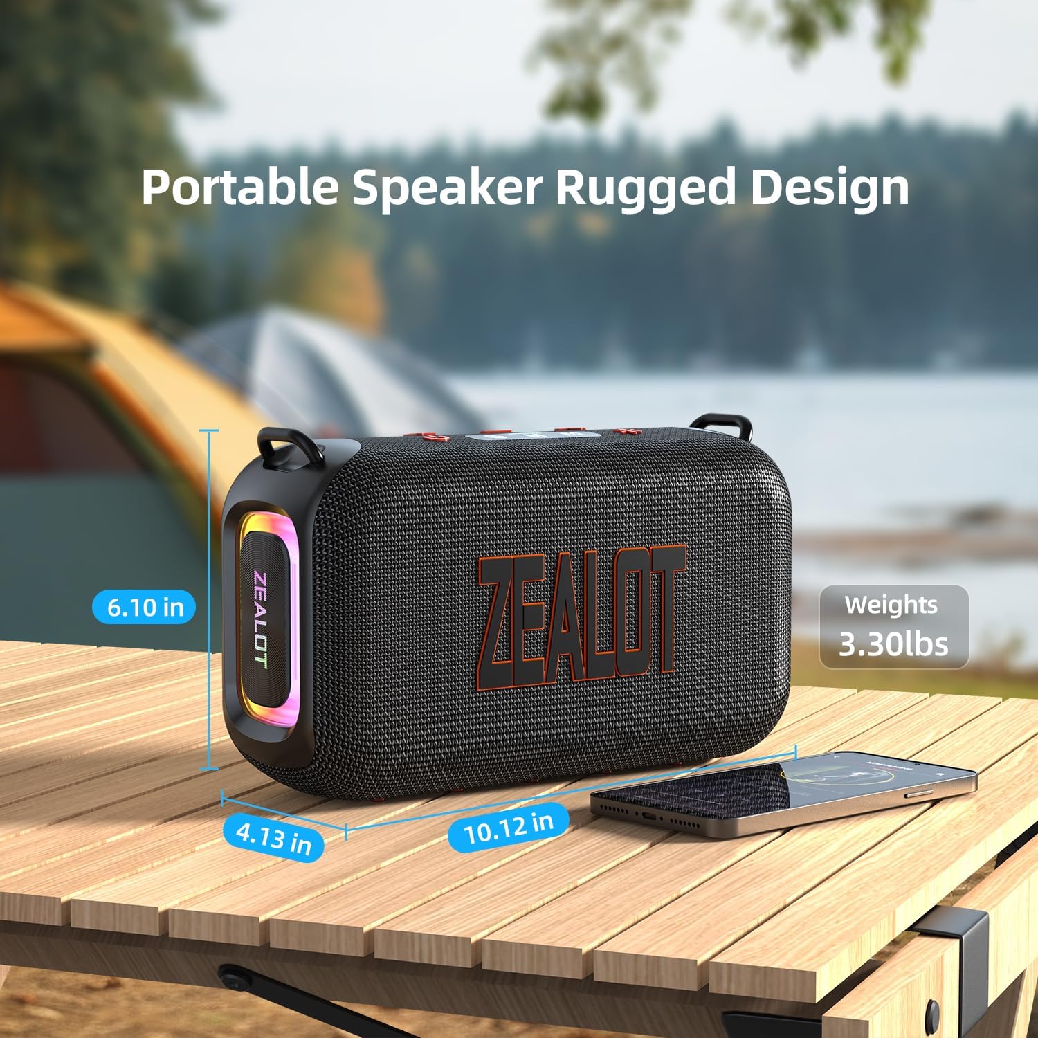 Home/home outdoor portable speakers, wireless dual configuration, travel speakers,