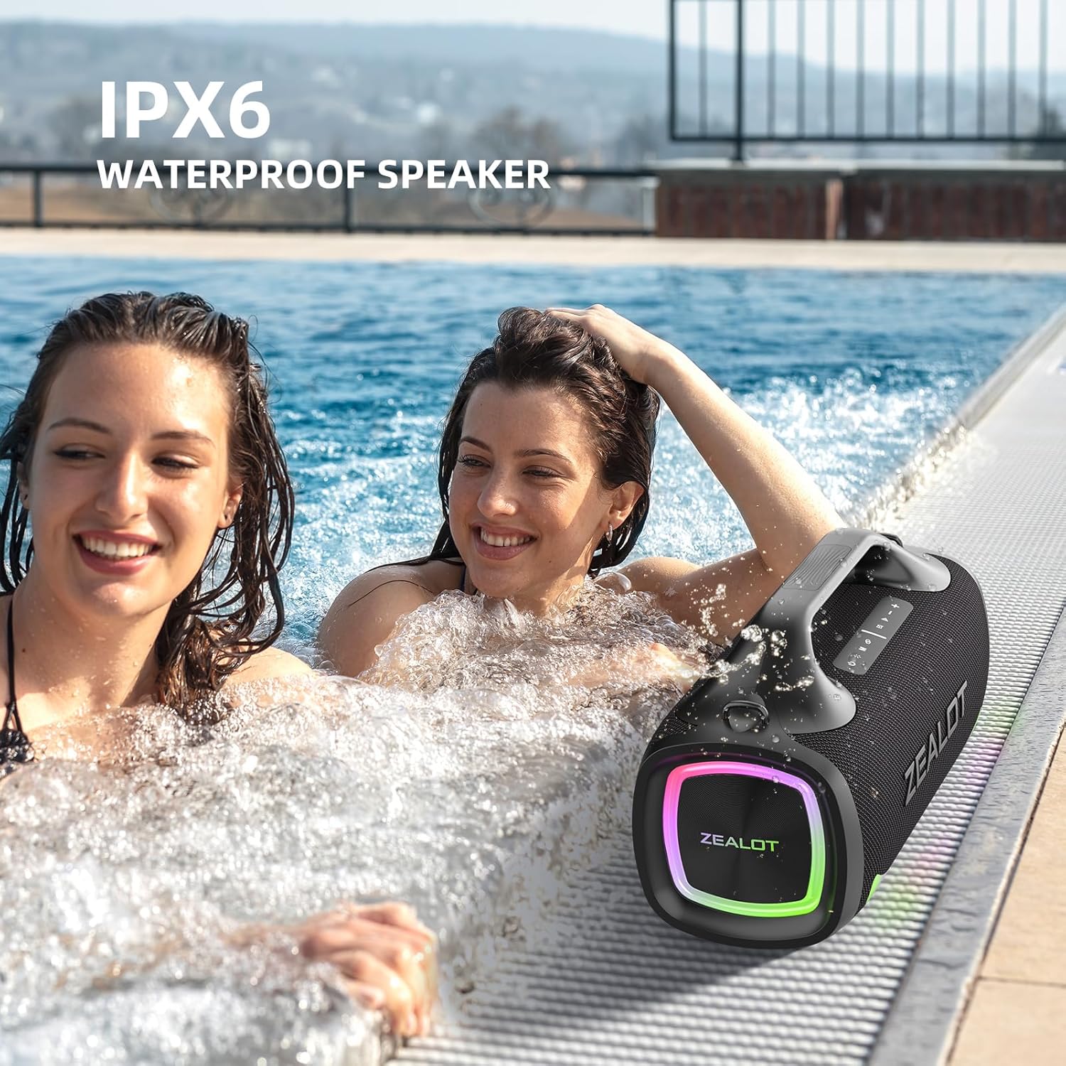 Wireless powerful sound speaker, dual pairing, XBass