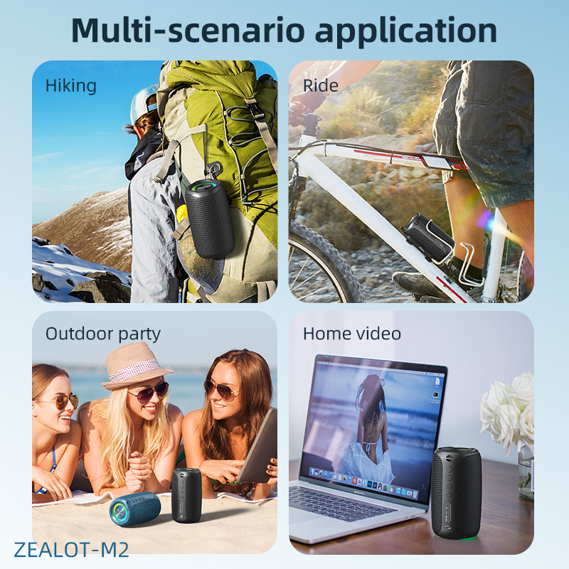 High Performance Portable Outdoor Subwoofer Bluetooth Speaker