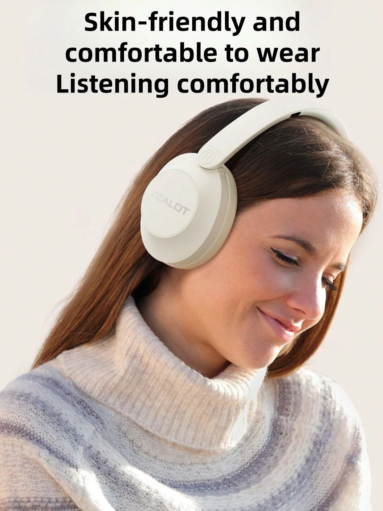 Headphones, rotatable and foldable, lightweight, high-fidelity stereo