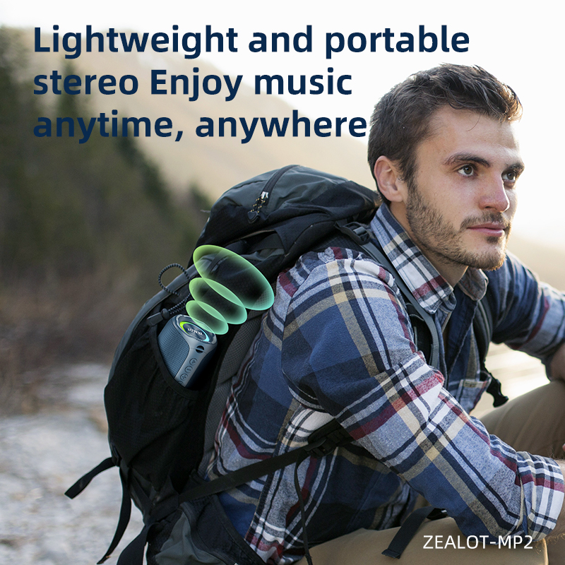 ZEALOT MP2 High Performance Portable Outdoor Subwoofer Bluetooth Speaker