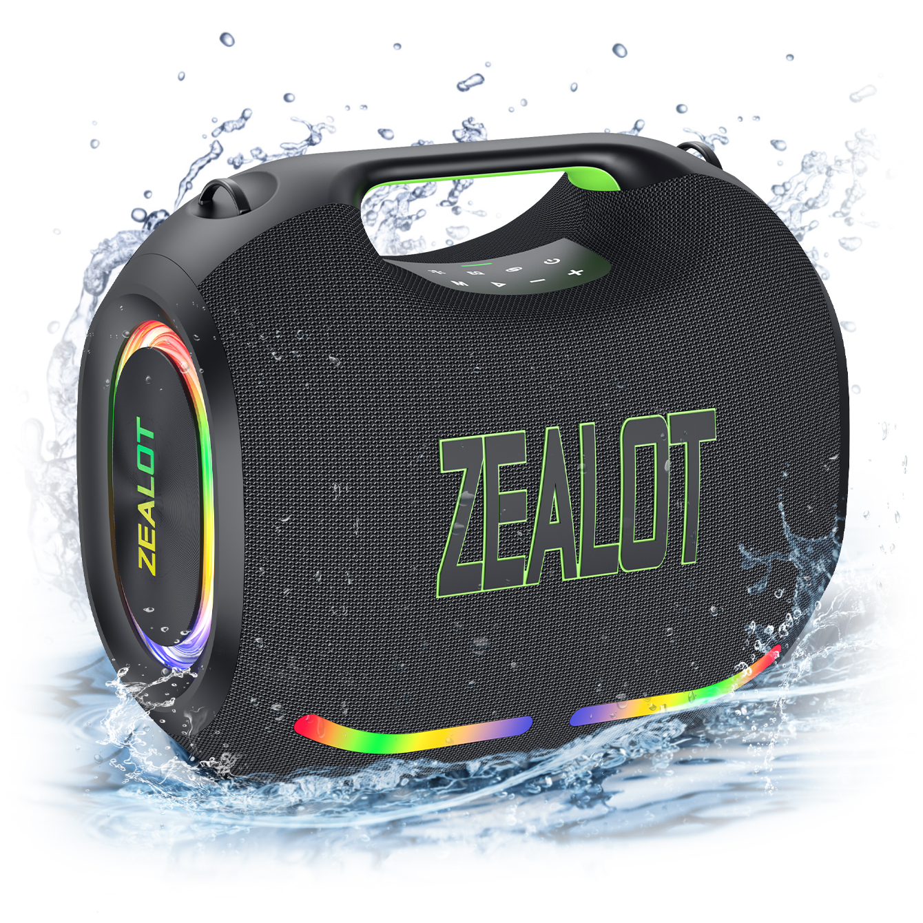 The ZEALOT ZE21 portable Bluetooth speaker supports TWS true wireless stereo and a subwoofer.